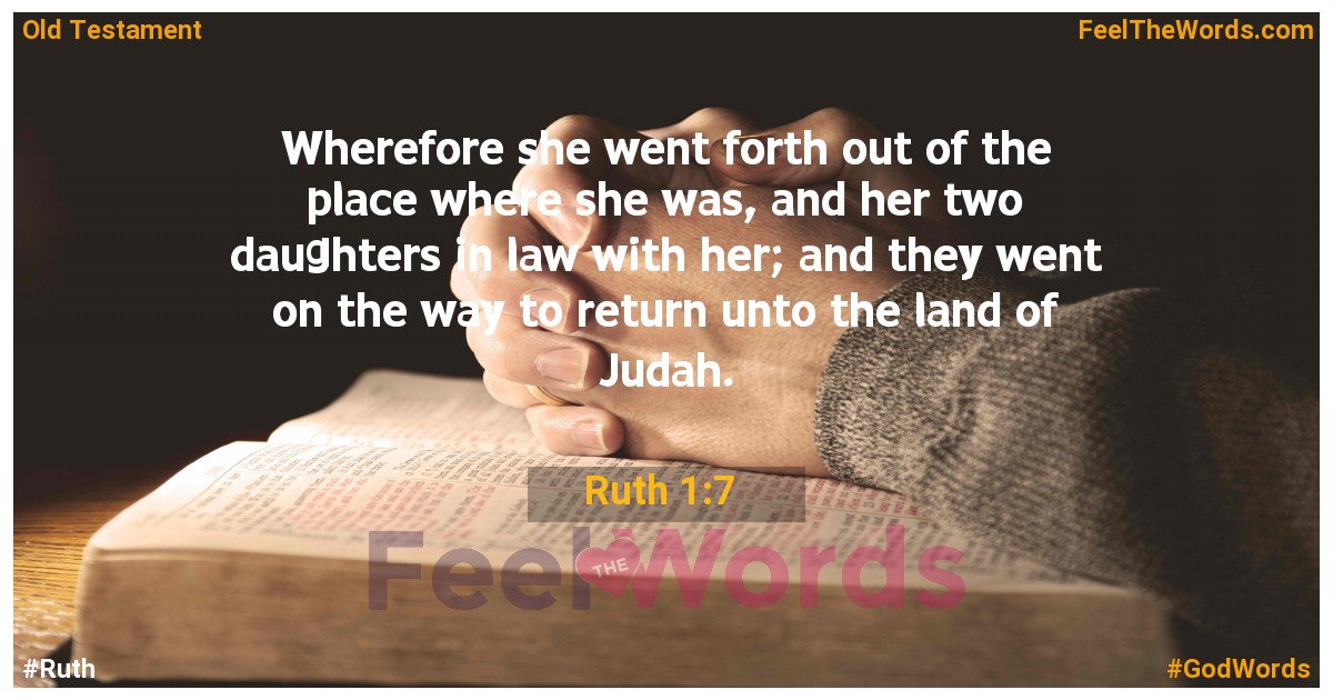 Ruth 1:7