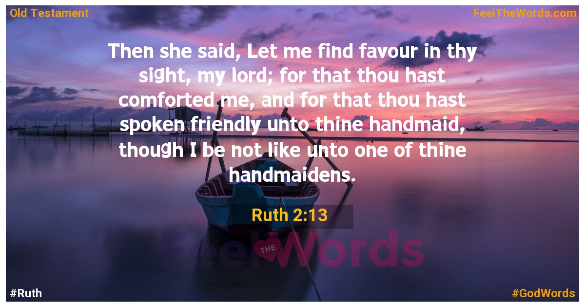 Ruth 2:13