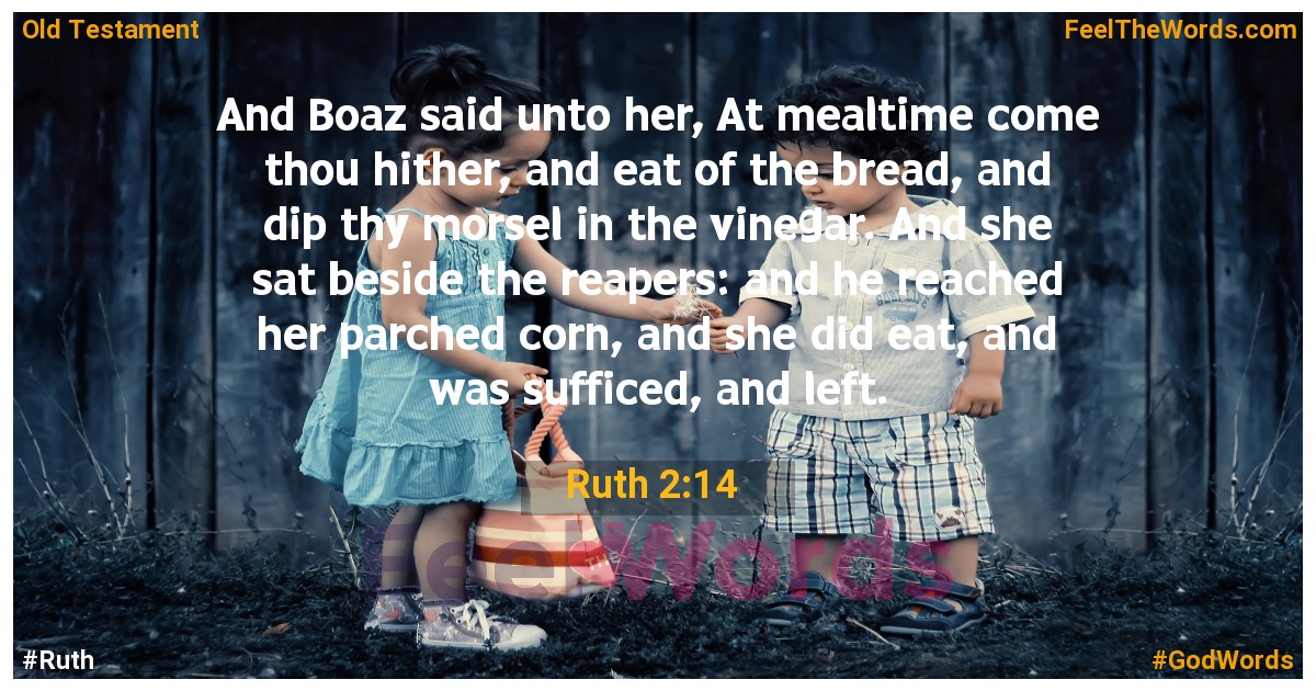 Ruth 2:14