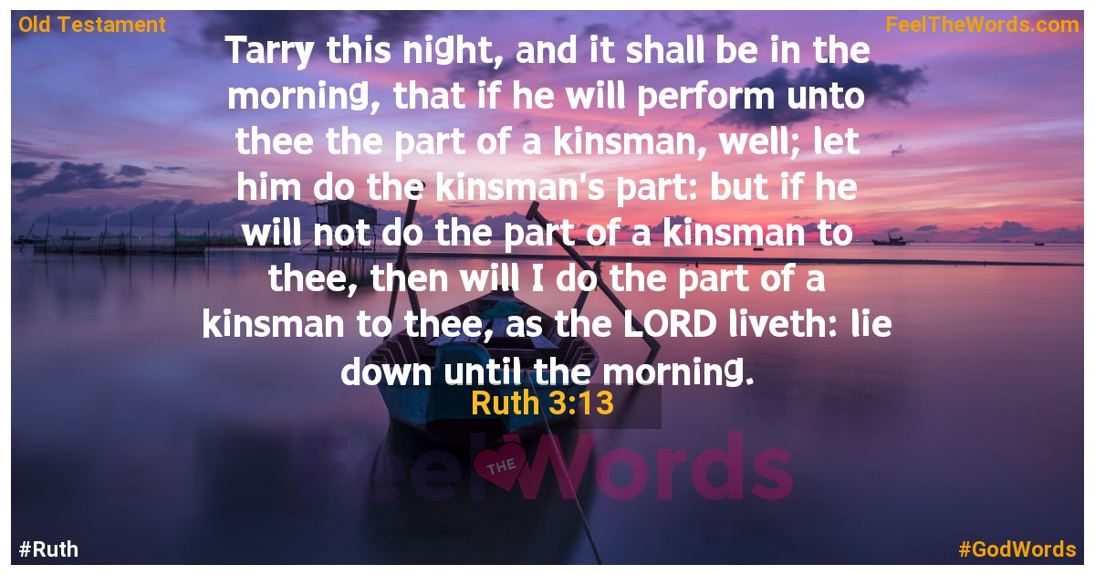 Ruth 3:13