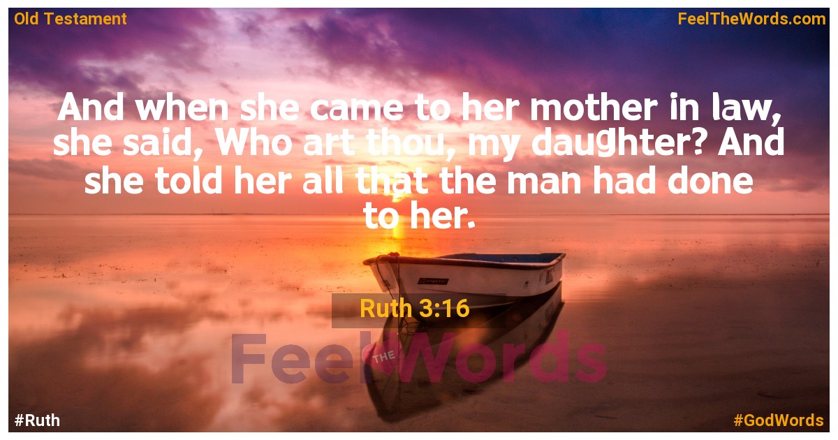 Ruth 3:16