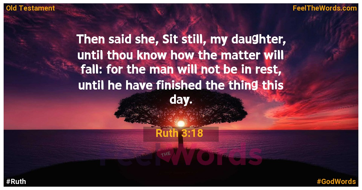 Ruth 3:18