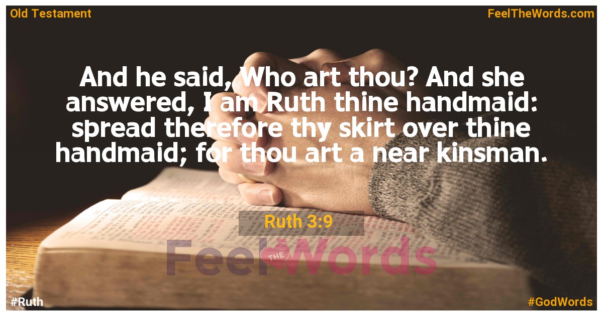 Ruth 3:9