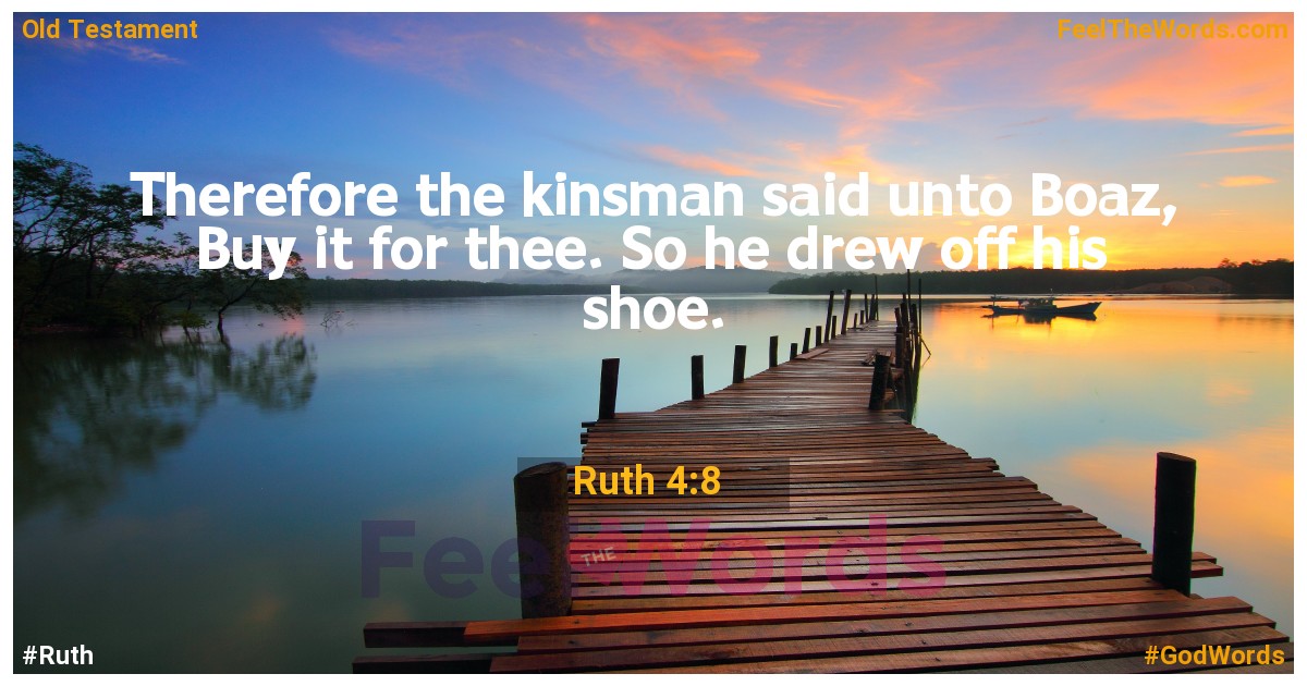 Ruth 4:8