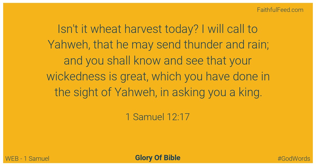 1-samuel 12:17 - Web