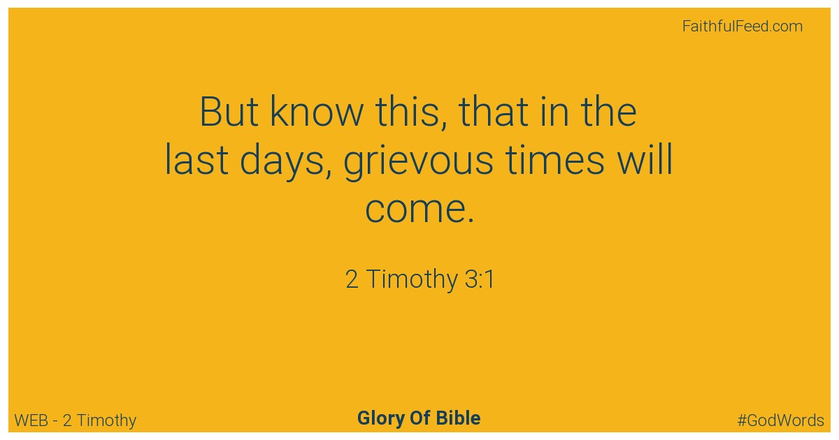 2-timothy 3:1 - Web
