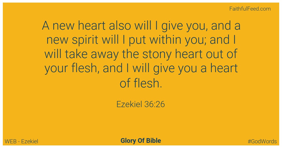 Ezekiel 36:26 - Web